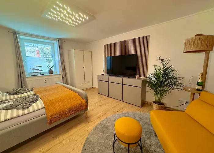 Apartment Mit Garten Im Beachhouse Am Goitzschesee - Strandnah&gemütlich